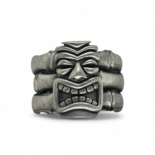 Triple Bamboo Band with Happy Tiki