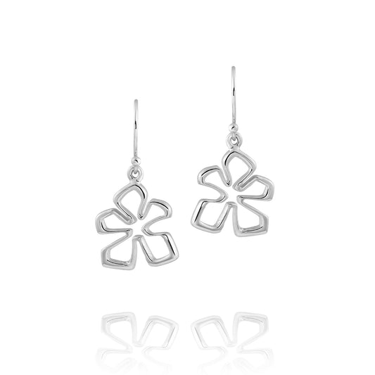 Open 'Groovy' Flower Earring