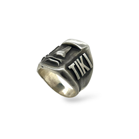 'TIKI' Moai Ring