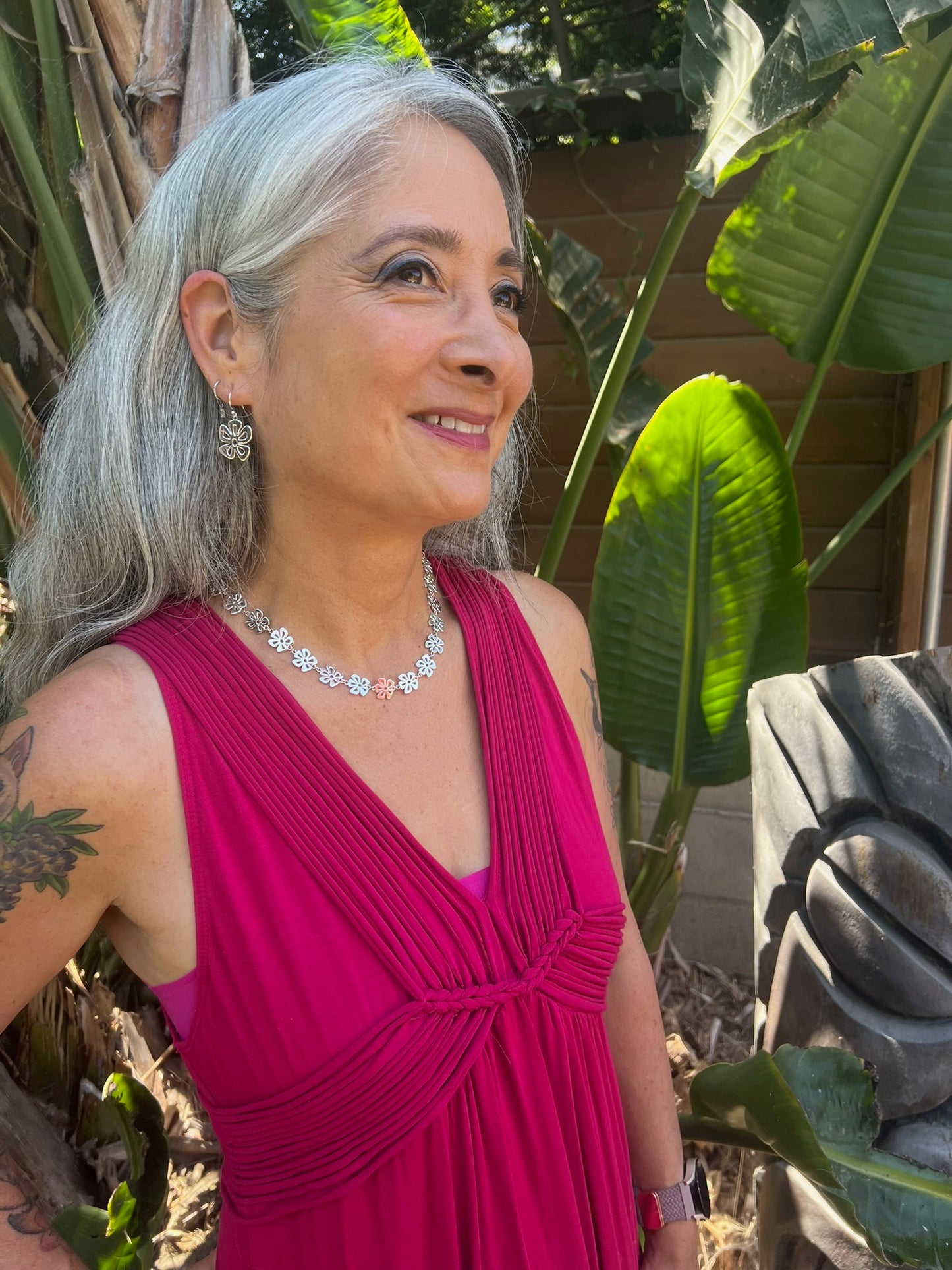 Tiki Flower Necklace