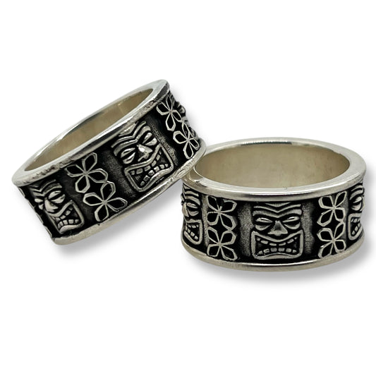 Happy Tiki Band Ring