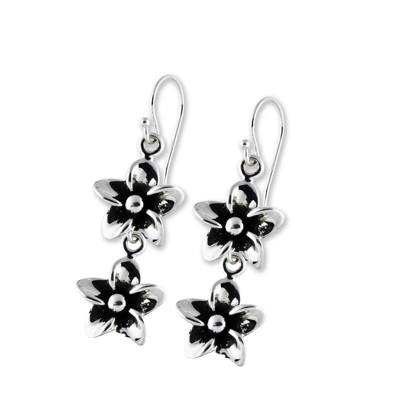 Double Plumeria Earring