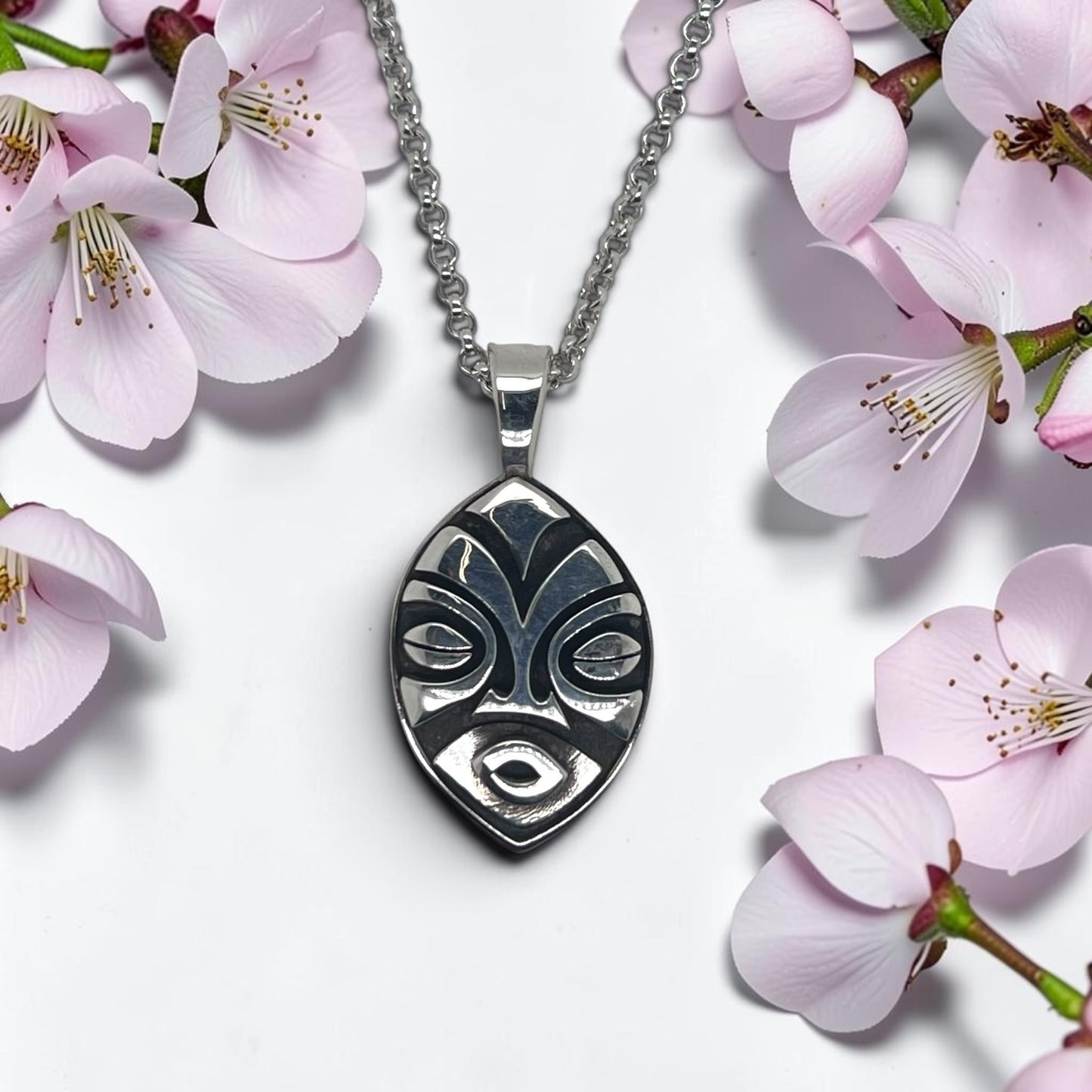 Yaki Tiki Mask Pendant